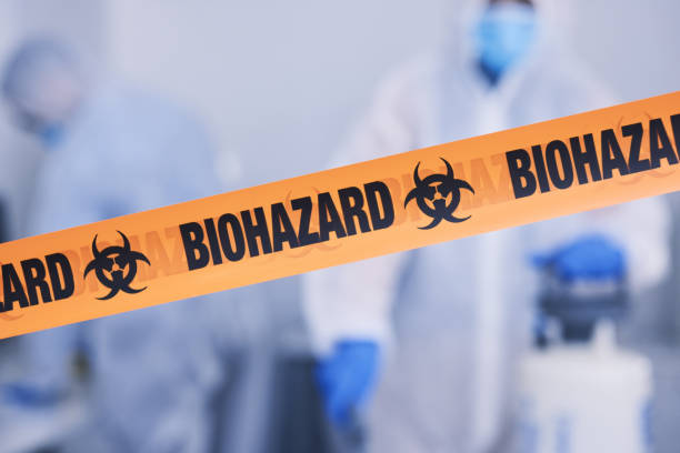 Professional Biohazard Cleanup technician working in Bow, NH